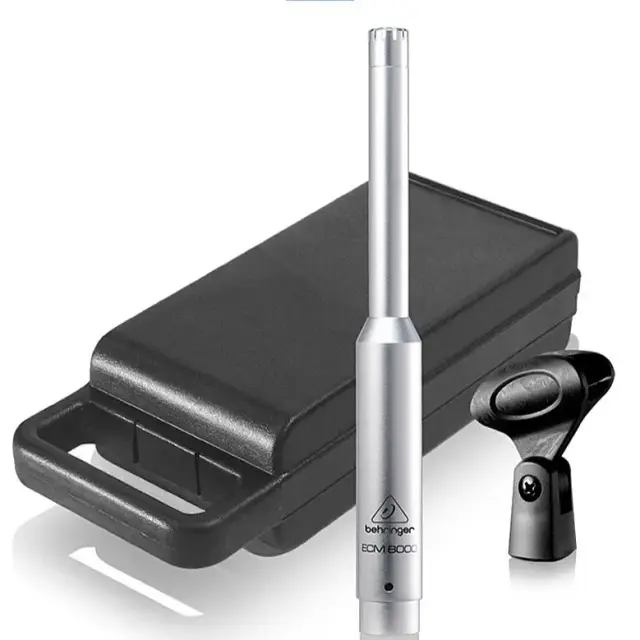 Teste do Microfone Condensador Omni-Direcional Behringer ECM8000 para Estúdios de Gravação em Alta Definição