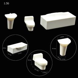 Materiais de construção para diy, diy, diy, diy, diy, simulação, abs, escala 1:50, 26 partes de um conjunto - Image 5