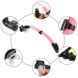 Snorkel de mergulho com secagem completa, tubo de respiração para mergulho subaquático - Image 4