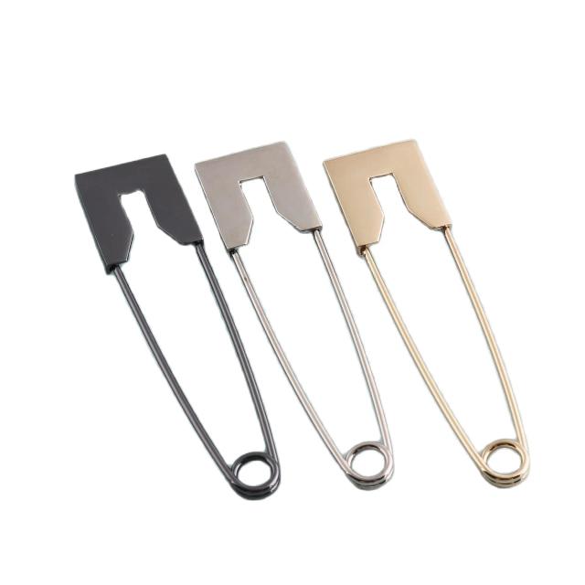 Alfinetes de Segurança Prateados Jumbo de 80mm para Costura, Xales e Lavanderia