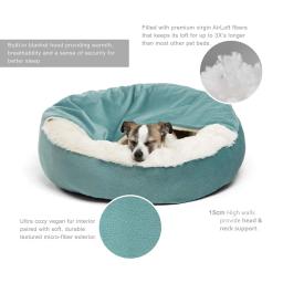 Benepaw-Cama Ortopédica para Cachorro com Cobertor Encapuzado, Impermeável, Resistente à Sujeira, Gato, Casa de Cachorros, Lavável à Máquina, Quente, Inverno - Image 2