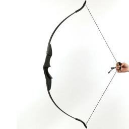Arco recurvo de arco e flecha, equipamento profissional de tiro com arco longo e flecha de caça 20/30/40 lbs - Image 3