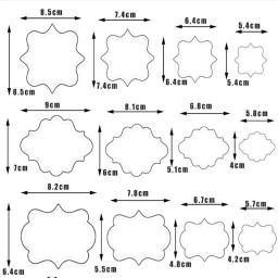 Molde de aço inoxidável para decoração de biscoitos, 4 unidades, cortador, bolo de casamento, confeitaria, ferramenta diy - Image 4