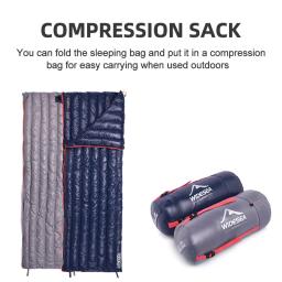 Widesea Camping Ultraleve Sleeping Bag Down Impermeável Lazy Bag Compressão De Armazenamento Portátil Slumber Bag Viagem Sundries Bag - Image 5