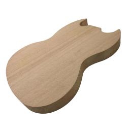 Okoume-Corpo De Guitarra Elétrica De Madeira, Fornecimento De Material Luthier Em Branco, Kit De Fabricação De Guitarra - Image 3