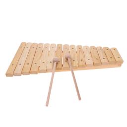 Xilofone de madeira com 2 balizas infantis, brinquedos educativos musicais, 15 notas - Image 4