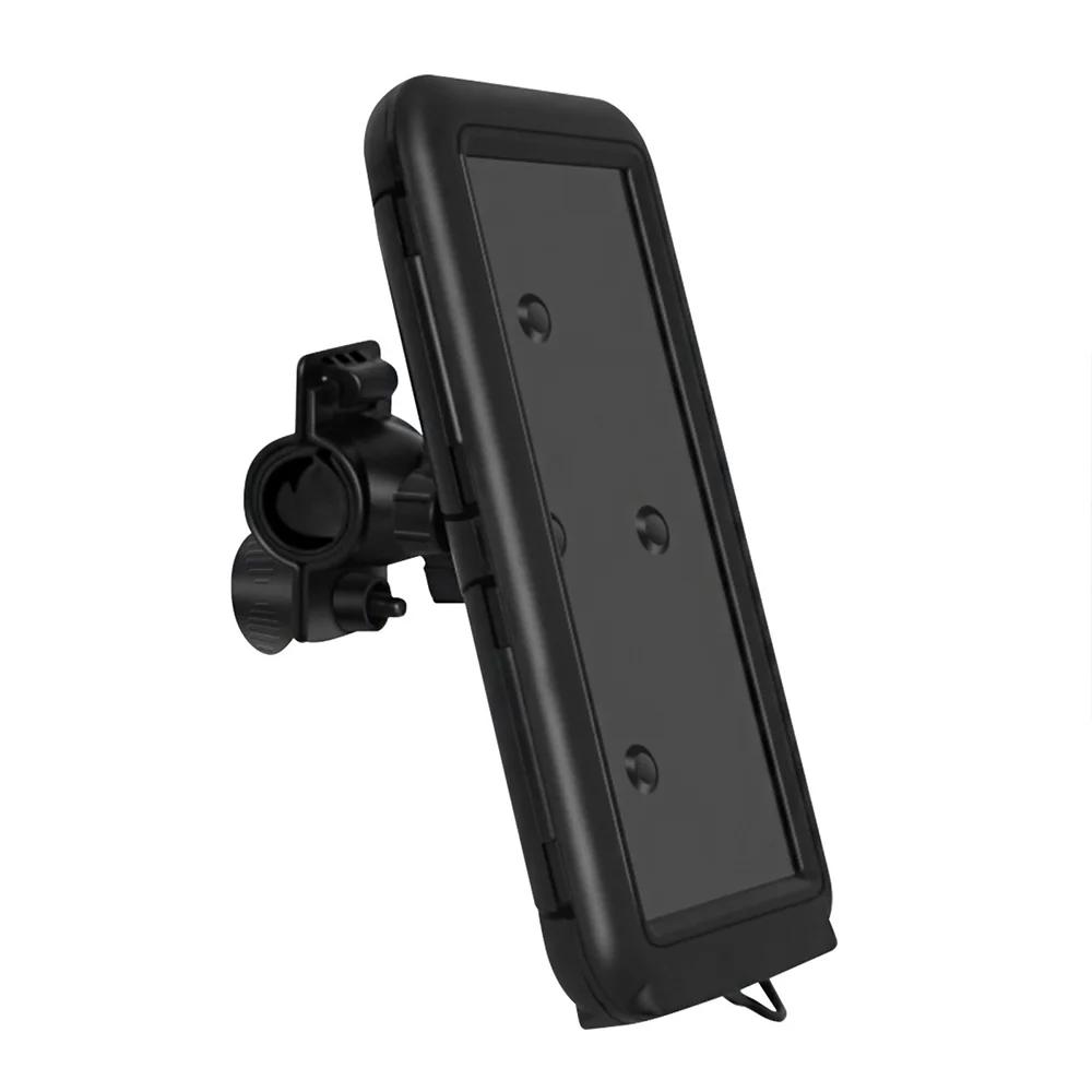 Suporte do telefone da bicicleta à prova dwaterproof água tela sensível ao toque universal motocicleta guiador montar saco caso scooter celular suporte - Image 1