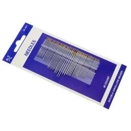 Kit de agulhas de costura em aço inoxidável, agulhas artesanais, ferramentas multitamanhos, tecido dourado bordado, ponto cruz, 2021 - Image 6