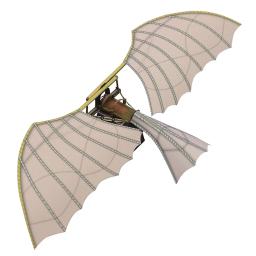 Handmade 3D Papel Modelo Papercraft, Leonardo da Vinci Aeronaves planador, DIY Arte, Origami Artesanato Brinquedos, Adolescentes e Adultos, ZX-078 - Image 1