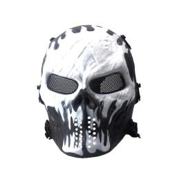 Máscara de proteção facial para airsoft, máscara tática de terror com proteção facial para airsoft - Image 6