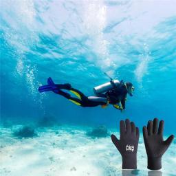 Luvas de neoprene para mergulho submarina, roupa de mergulho quente para homens e mulheres, 3mm, envio grátis, 1 par - Image 2