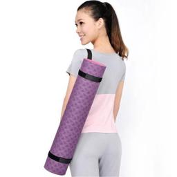 Mounchain pvc yoga esteiras alça de ombro anti-deslizamento cobertor pvc ginástica esporte saúde perder peso fitness exercício almofada esporte feminino - Image 3