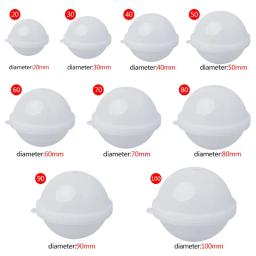 Molde esférico de silicone estéreo, confecção de joias, artesanato de decoração com resina, bolas diy - Image 6