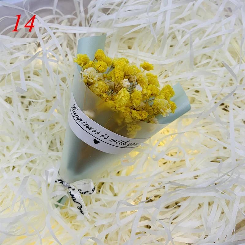 14 estilos de flores secas naturais completas reais artesanato buquê de flores de ginofilia diy caixa de presente decoração para casa vaso - Image 1