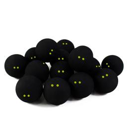Double Yellow Point Squash Bolas, Borracha, Treinamento De Velocidade, Raquete, 2Pcs - Image 3