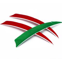 50 pçs 5 Polegada escudo turquia penas seta de penas flexching para caça com arco e flecha acessórios pena natural - Image 5