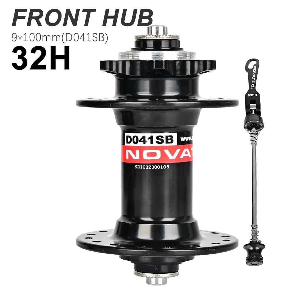 Novatec cubos de bicicleta d041sb d042sb aço freehub mtb hub de freio a disco cassete hub 28/32/36 furos hg sx 8-12 velocidades - Image 1