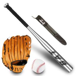 Kit de bastão de beisebol infantil, 64cm, conjunto de luvas de beisebol com bolsa, bastão do bit e softbol infantil, 25" - Image 1