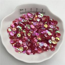 PVC lantejoulas Glitter Paillettes para crianças, copo transparente, artesanato DIY, acessório artesanal, roupas, chapéu, sapatos, 10g, 6mm, atacado - Image 4