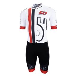 Hunter inline skinsuit equipe areo speedsuit verão men ciclismo roupas de skate ternos ciclismo pro corrida vestuário manga curta conjunto - Image 2