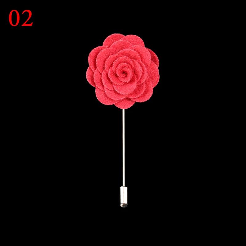 Broches masculinos para casamentos, broche de flores com lapela para homens, terno para casamento, broche de baile, acessórios para homens - Image 1