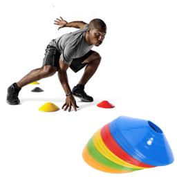 Futebol profissão cones de disco esporte futebol basquete vôlei treinamento velocidade entretenimento equipamentos accessaries 10 pçs/sets - Image 1