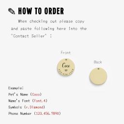 001 gato cão identificação tag para animais de estimação colar nome personalizado e símbolo engraçado com número de telefone gravura lado da frente - Image 2