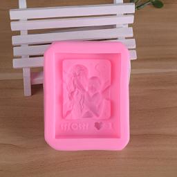 Moldes de silicone para sabão de bebê, molde para sabonete, arte artesanal de mamãe e bebê, moldes de silicone para artesanato, arte de artesanato, moldes de diy - Image 3
