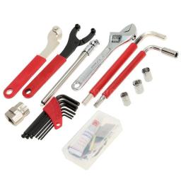Portátil Bicycle Repair Tools Kit, Bike Repair Tool Box Set, chave sextavada, chave, removedor, manivela Extrator, ciclismo, alta qualidade, 44 em 1 - Image 5