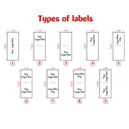 30pcs Etiquetas personalizadas do logotipo do couro para tricô Etiquetas de costura artesanal Acessórios Retângulo dobra sobre roupas artesanato etiqueta - Image 5