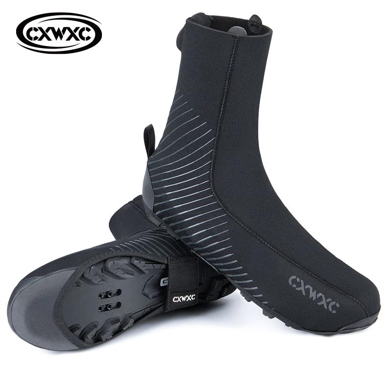 Capa para sapatos de ciclismo, capa de neoprene para sapatos de bicicleta resistente à água, cobertura completa de sapatos de chuva para estrada e mtb, inverno - Image 1