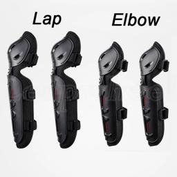 Joelheiras cotoveleira quatro peças, equipamento de proteção off-road à prova de vento e gotas leggings - Image 5