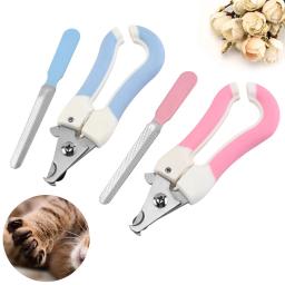 Aço inoxidável Claw Nail Clippers para animais de estimação, cortador de unhas para cães e gatos, tesoura de arquivo, aparador de cuidados para cães - Image 1
