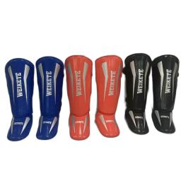 Caneleiras de boxe mma, de boa qualidade, suporte de tornozelo, homens, mulheres, karatê, protetor de joelho, artes marciais, muay thai, legging - Image 1