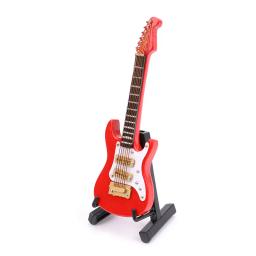 1 conjunto de mini instrumentos musicais de decoração, instrumentos musicais de decoração em miniatura com estojo e suporte - Image 4