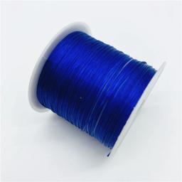 Fio Elástico para Fazer Jóias, Linha Cristal Redonda, Borracha de Nylon, Cordão Elástico, Pulseira Beading, 10 Jardas, 0,7mm - Image 4