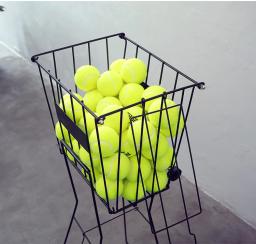 Profissional 70 peças bola de tênis pegar funil portátil suporte de bola de tênis com cesta softball beisebol caixa de bola de metal b81605 - Image 3