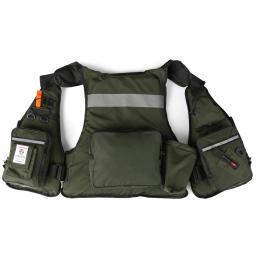 Colete flutuante com suporte para garrafa de água, colete salva-vidas, pesca com mosca, natação, caiaque, vela, canoagem, esportes aquáticos - Image 3