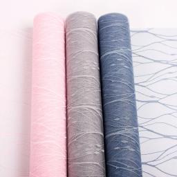 Relâmpago Cor Lace Fios, Papel De Embrulho, Florista Materiais, Artesanato Suprimentos, Scrapbook Decorar, Flores, Buquê, 1m por Pacote - Image 3