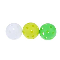 1pc floorball vara bola pvc plástico macio bolas de beisebol esporte prática de treinamento de beisebol de plástico prática de hóquei no gelo bola - Image 2