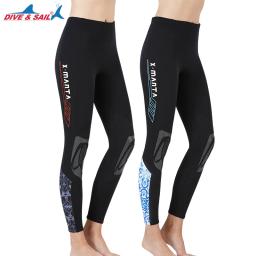 Calça de roupa de mergulho 3mm, térmica, cintura alta, neoprene, calças para homens e mulheres, 2mm, 1.5mm - Image 4