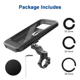 Suporte de telefone para bicicleta, à prova d'água, acessório para celular, bicicleta, motocicleta, montagem no guidão - Image 6