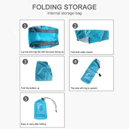 Leve saco packable dobrável ultraleve mochila ao ar livre à prova dwaterproof água caminhadas viagem mochila de armazenamento pacote pequeno - Image 5