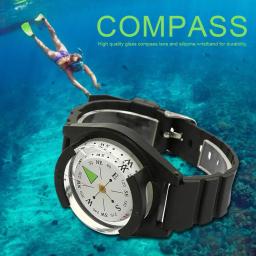 Bússola de pulso impermeável para caminhadas ao ar livre Camping Mergulho High Precision Professional Wrist Diving Compass 50 M/164FT sobrevivência - Image 1