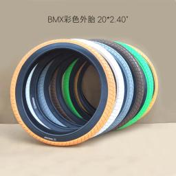 Colorido Pneu De Bicicleta, BMX Pneu De Bicicleta, 20x2,4, 406 Pneu, 20" - Image 2