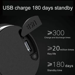 Mountain road bicicleta sino chifre eletrônico usb recarregável ciclismo guiador anel de alarme da bicicleta bell acessórios - Image 3