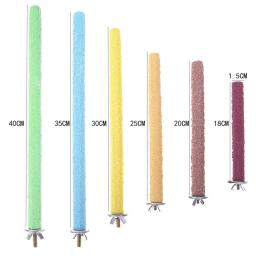 1pc papagaio brinquedos gaiola pássaro poleiro plataforma mascar brinquedo pata moagem pássaro limpo brinquedos para mordidas periquito cor aleatória - Image 6
