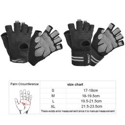 Luva de academia aolikes, luvas de silicone antiderrapante para academia, levantamento de peso, com envoltório para o pulso, para treino de crossfit, para homens e mulheres - Image 6