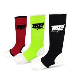 1 par mma boxe caneleiras tornozelo apoio homens mulheres crianças kickboxing equipamentos karate protetores sanda muay thai legging meias - Image 1