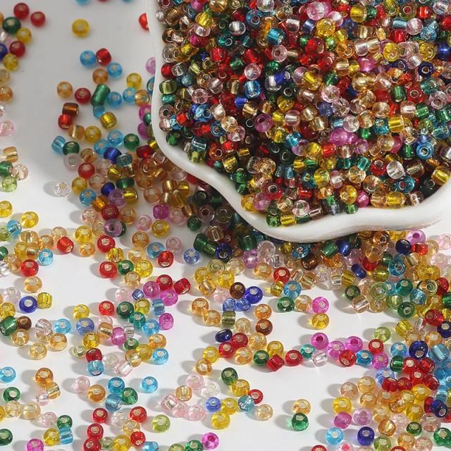 Contas de Vidro Pequenas 2/3/4mm para Joias DIY
